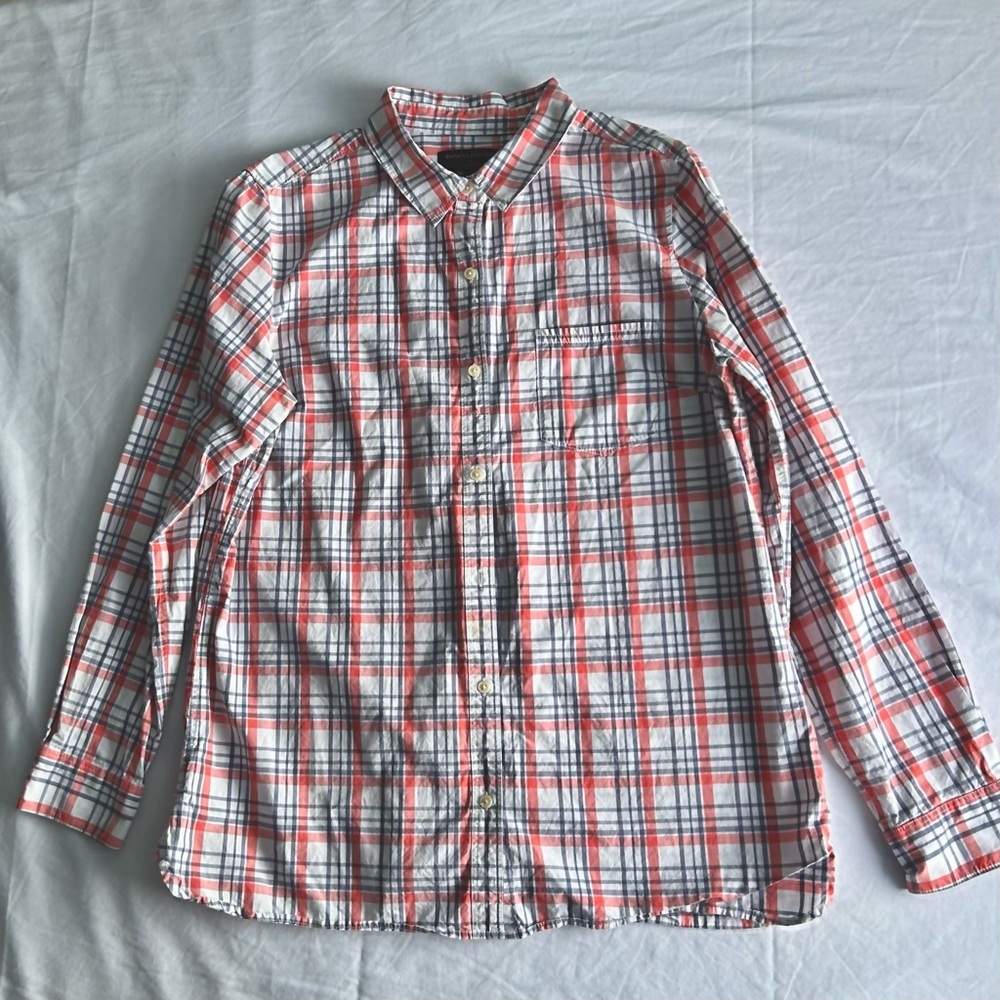Banana Republic light Red and White WOMEN Shirt
